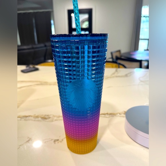 Starbucks Other - Starbucks Rainbow Gradient Studded Tumbler 24oz | Gently Used